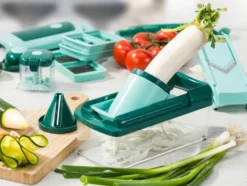 Nicer Dicer »Fusion Smart«, 16-teilig, 1,25 l Auffangbehälter, Klingen aus Edelstahl