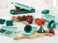 Nicer Dicer »Fusion Smart«, 16-teilig, 1,25 l Auffangbehälter, Klingen aus Edelstahl