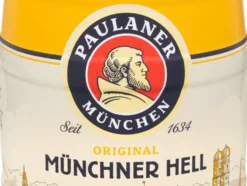 Original Münchner Hell 5 Liter Bierfass mit Zapfhahn, Pfandfrei