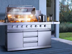 Outdoorküche »Bristol«, 6 + 2 Brenner, 31,2 kW