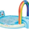 Peppa Pig Playpool, mit Rutsche, Regenbogensprinkler und Spielelementen