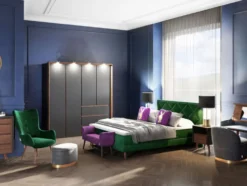 PLAYBOY Boxspringbett »AUDREY«, mit Diamond-Stitching