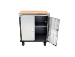 ProLine Rollwagen mit 4 Schubladen oder 2 Türen, B 71 X T 46 X H 89cm, FSC 100%, Buche