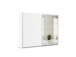 Quadra Schwebetürenschrank mit Spiegelelementen
