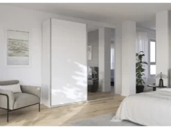Quadra Schwebetürenschrank mit Spiegelelementen
