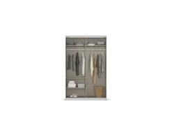 Quadra Schwebetürenschrank mit Spiegelelementen