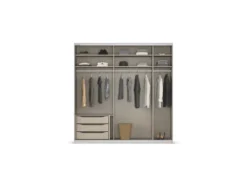 Quadra Schwebetürenschrank mit Spiegelelementen