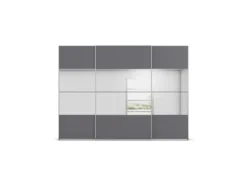 Quadra Schwebetürenschrank mit Spiegelelementen