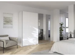 Quadra Schwebetürenschrank mit Spiegelelementen