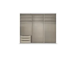 Quadra Schwebetürenschrank mit Spiegelelementen