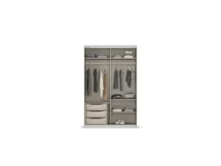 Quadra Schwebetürenschrank mit Spiegelelementen