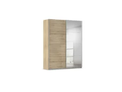 Quadra Schwebetürenschrank mit Spiegelelementen