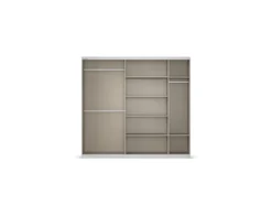 Quadra Schwebetürenschrank mit Spiegelelementen