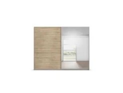 Quadra Schwebetürenschrank mit Spiegelelementen