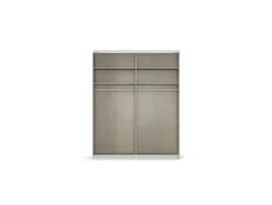 Quadra Schwebetürenschrank mit Spiegelelementen