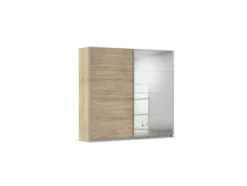 Quadra Schwebetürenschrank mit Spiegelelementen