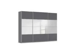Quadra Schwebetürenschrank mit Spiegelelementen