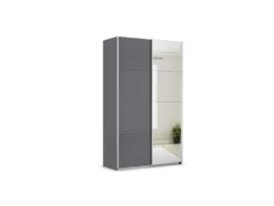 Quadra Schwebetürenschrank mit Spiegelelementen