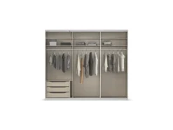 Quadra Schwebetürenschrank mit Spiegelelementen