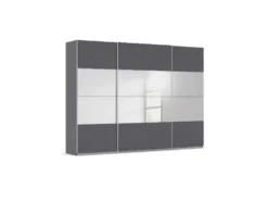 Quadra Schwebetürenschrank mit Spiegelelementen