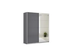Quadra Schwebetürenschrank mit Spiegelelementen