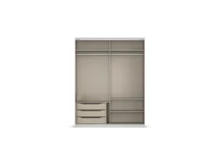 Quadra Schwebetürenschrank mit Spiegelelementen