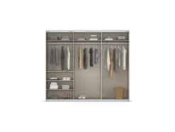Quadra Schwebetürenschrank mit Spiegelelementen