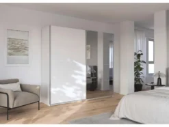 Quadra Schwebetürenschrank mit Spiegelelementen
