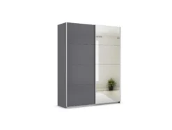 Quadra Schwebetürenschrank mit Spiegelelementen