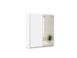 Quadra Schwebetürenschrank mit Spiegelelementen