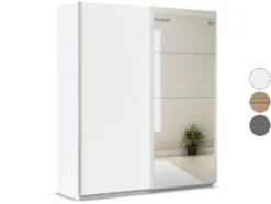 Quadra Schwebetürenschrank mit Spiegelelementen