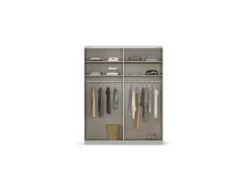 Quadra Schwebetürenschrank mit Spiegelelementen