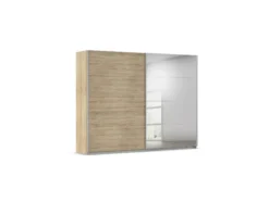 Quadra Schwebetürenschrank mit Spiegelelementen