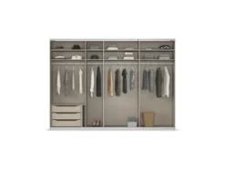 Quadra Schwebetürenschrank mit Spiegelelementen