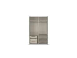 Quadra Schwebetürenschrank mit Spiegelelementen