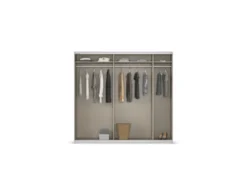 Quadra Schwebetürenschrank mit Spiegelelementen