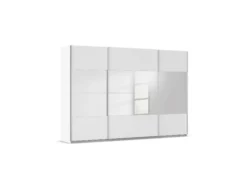 Quadra Schwebetürenschrank mit Spiegelelementen