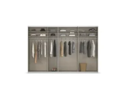 Quadra Schwebetürenschrank mit Spiegelelementen