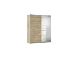 Quadra Schwebetürenschrank mit Spiegelelementen
