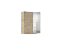 Quadra Schwebetürenschrank mit Spiegelelementen