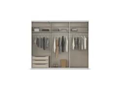 Quadra Schwebetürenschrank mit Spiegelelementen