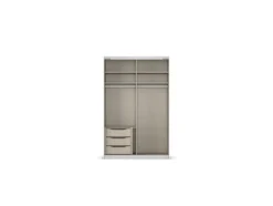 Quadra Schwebetürenschrank mit Spiegelelementen
