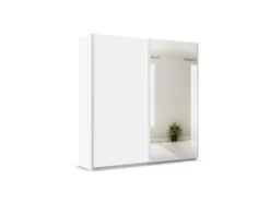 Quadra Schwebetürenschrank mit Spiegelelementen