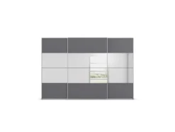 Quadra Schwebetürenschrank mit Spiegelelementen