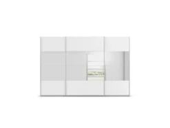 Quadra Schwebetürenschrank mit Spiegelelementen