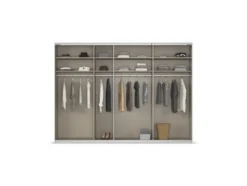 Quadra Schwebetürenschrank mit Spiegelelementen
