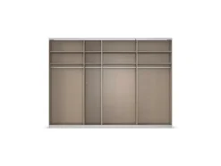 Quadra Schwebetürenschrank mit Spiegelelementen
