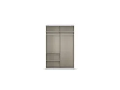 Quadra Schwebetürenschrank mit Spiegelelementen