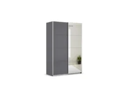 Quadra Schwebetürenschrank mit Spiegelelementen