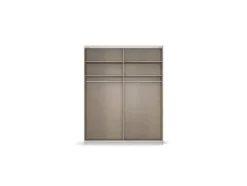 Quadra Schwebetürenschrank mit Spiegelelementen
